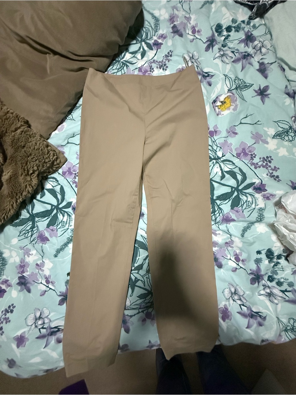 NWOT M Missoni Beige Straight-Leg Trousers